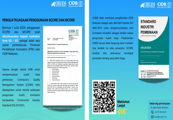 Penguatkuasaan Penggunaan SCORE dan MCORE